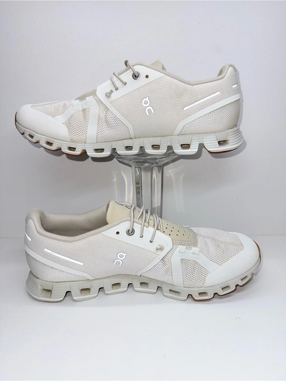On Running Women's Sneakers in Cream and White